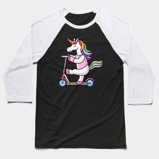 Unicorn on the go Baseball T-Shirt